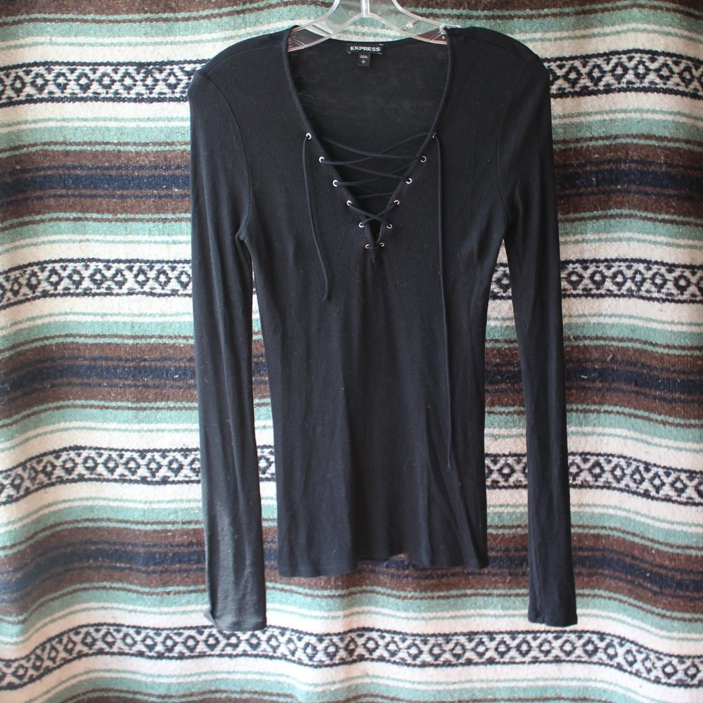 Express Lace Up Top